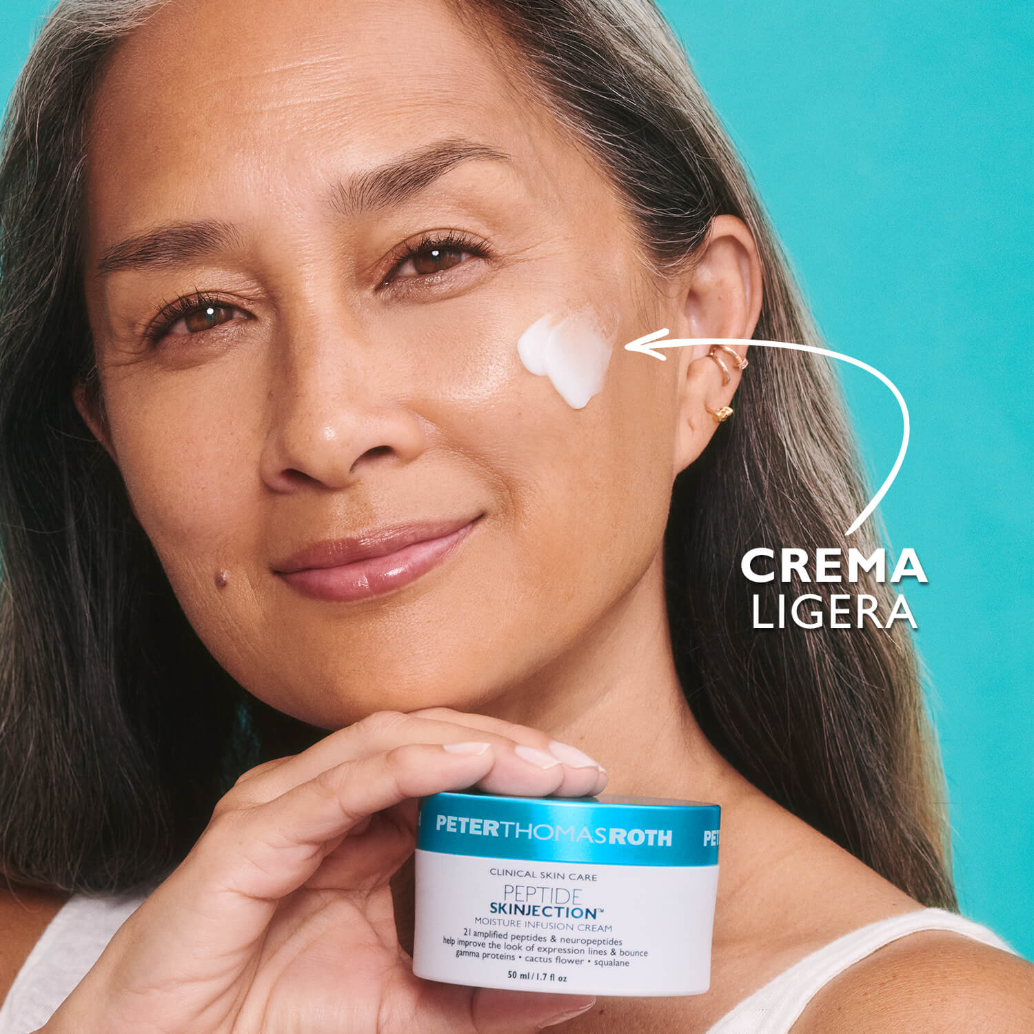 PEPTIDE SKINJECTION™ MOISTURE INFUSION REFILLABLE CREAM (CREMA HIDRATANTE)